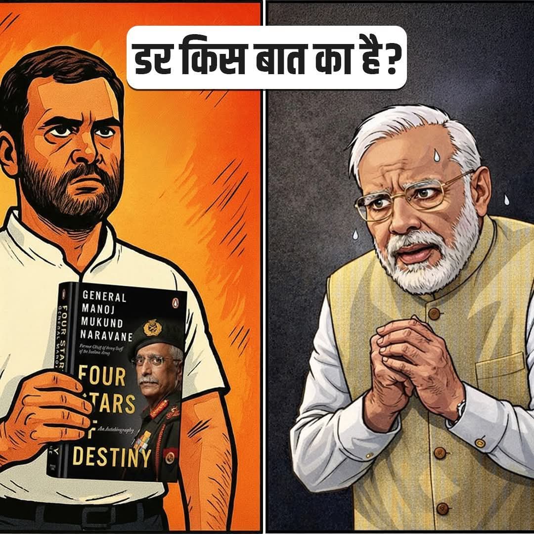 आज पूरी निज़ाम एक किताब में लिखी एक पंक्ति से डर गया। तथ्यों पर आधारित बातें करने वाले श्री <a href="/RahulGandhi/">Rahul Gandhi</a> जी को बोलने नहीं दिया गया क्योंकि संसद की कार्यवाही लाइव चल रही थी, अगर राहुल जी ने ये सब कहा होता, तो इस सरकार की असलियत सबके सामने आ जाती। 
लेकिन तूफान को कौन रोक पाया है l