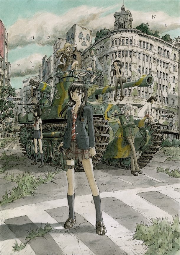 cryspxms's tweet image. currently watching Coppelion, pretty good so far tbh ~