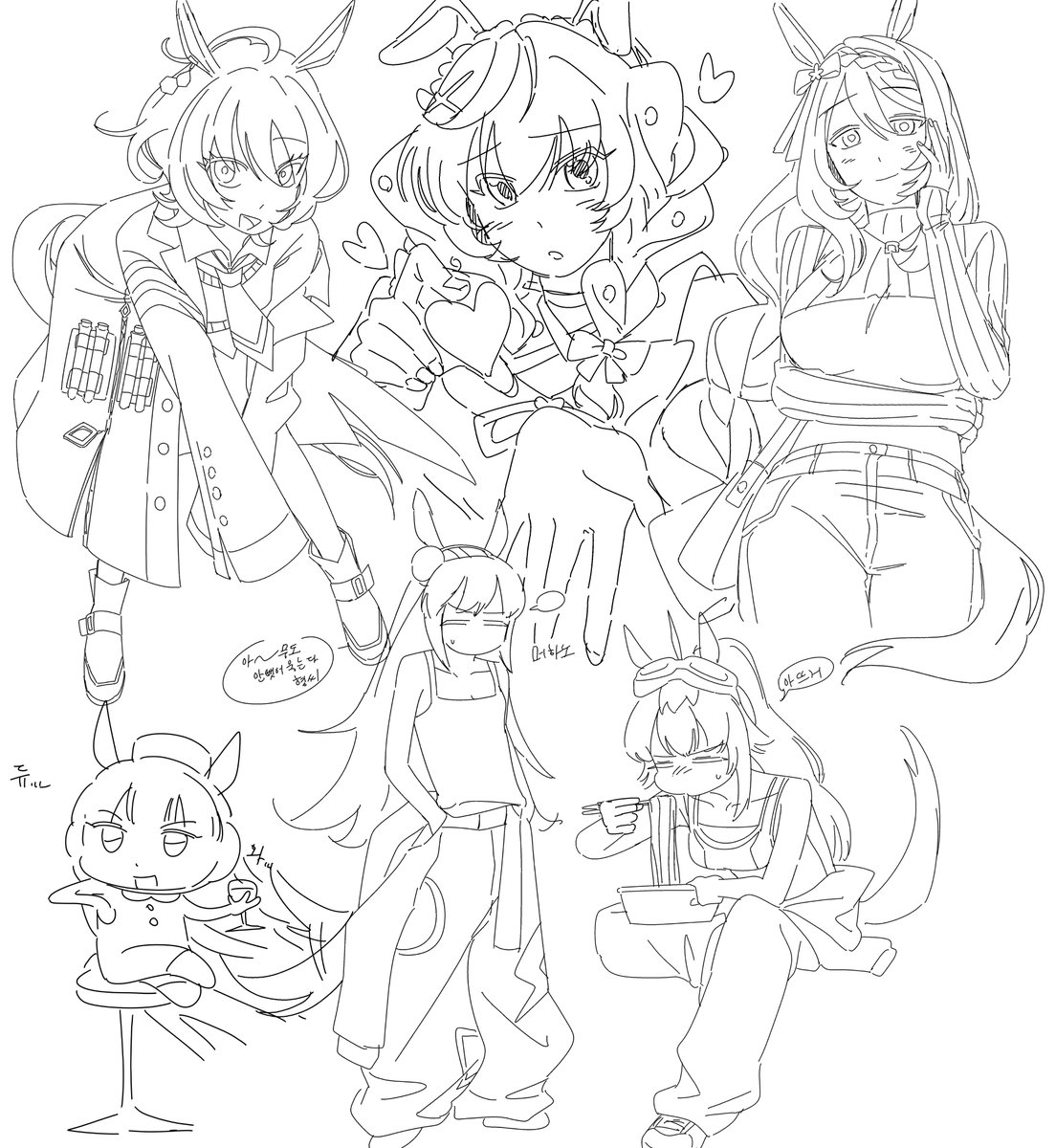 dog_for_amami's tweet photo. #ウマ娘 겁나게 낙서했다
발렌타인 네이처 넘 귀여운듯..ㅜㅜ https://t.co/mUBWybkxKE