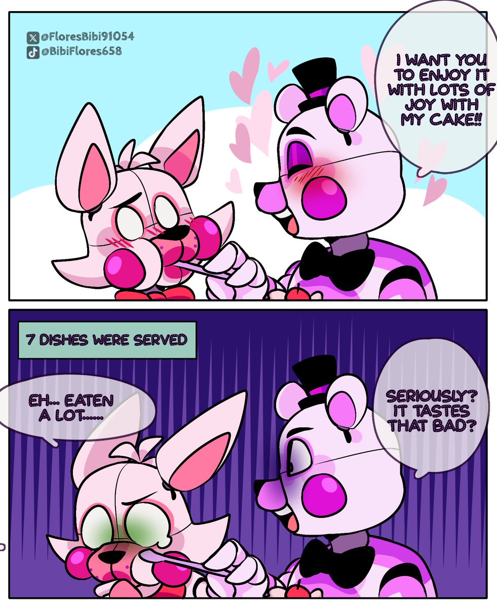 FloresBibi91054's tweet photo. Prepare a cake🍰
-Prepara un pastel🍰

#FNAF #funtimefrexy #fnaffanart 

https://t.co/bqJWsaRQ6T https://t.co/9frEZOWcMM