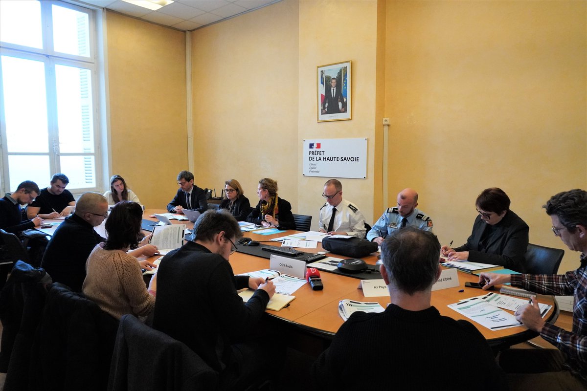 Image de Préfète de la Haute-Savoie - Bilan #sécurité aux côtés des forces de sécurité intérieure & de Procureure Annecy, Préfète de l