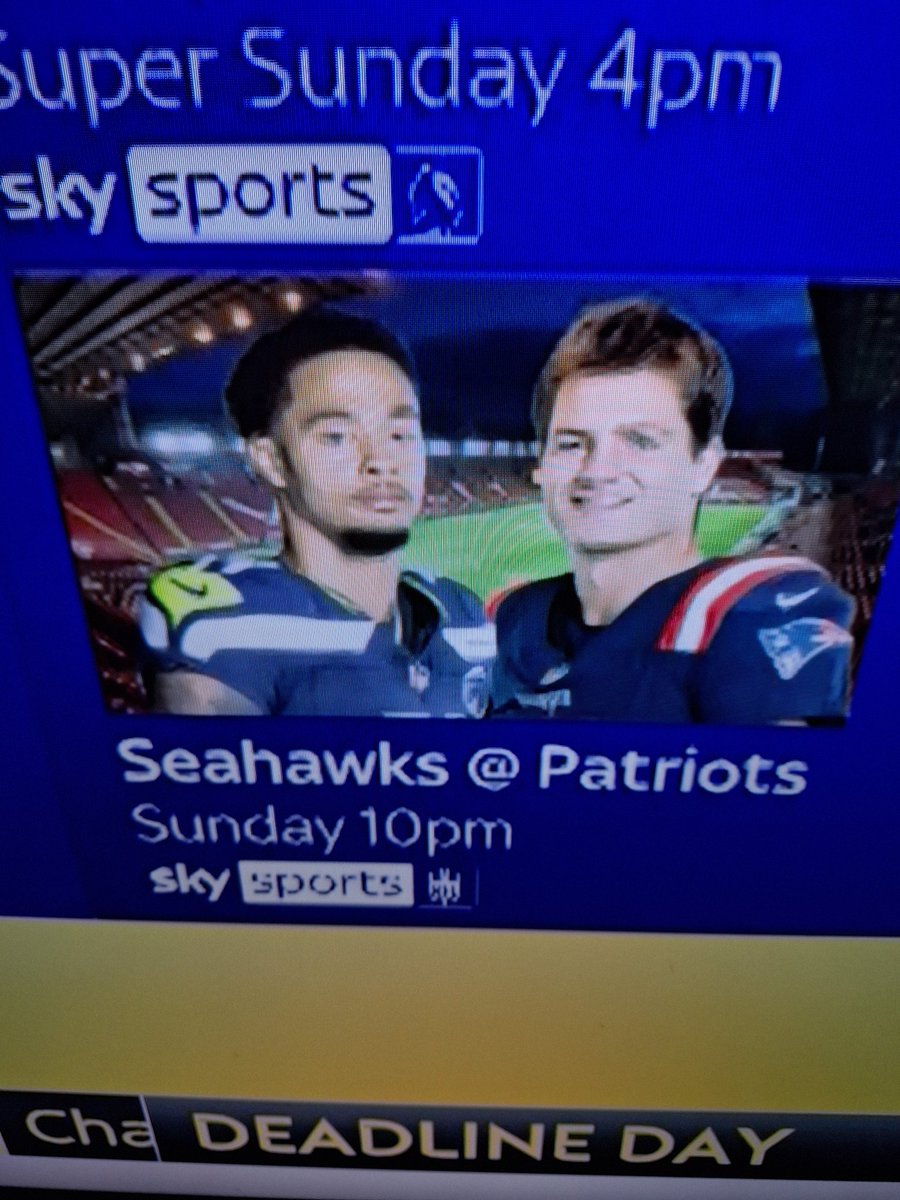 Sky Sports News have the Super Bowl taking place in Charlton?