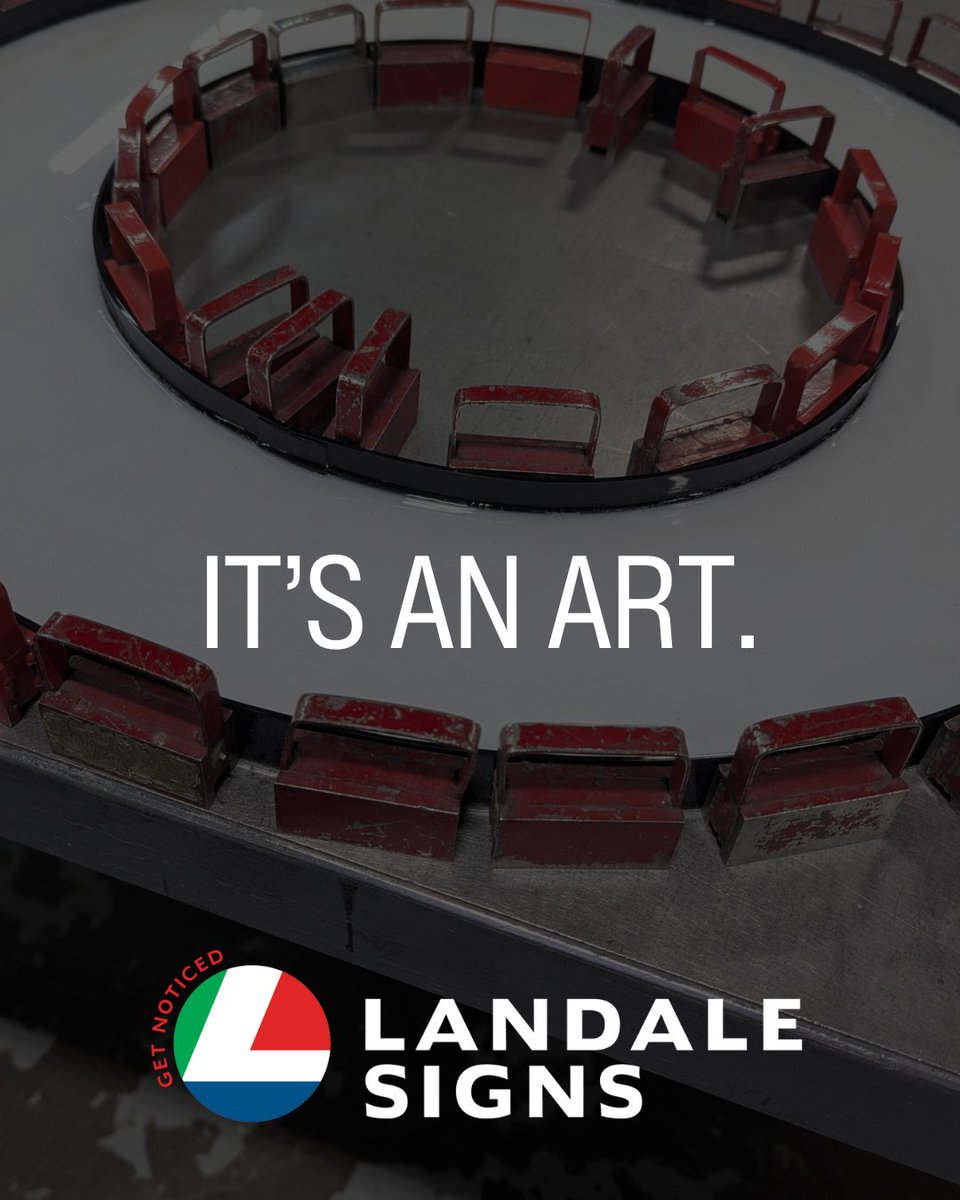 This is what most people never see.

The fabrication stage.
The forming.
The shaping.
The prep work before a sign ever becomes a sign.
The part where experience, precision, and pride matter most.

It’s an art.

#LandaleSigns #BehindTheScenes #SignFabrication  #GetNoticed