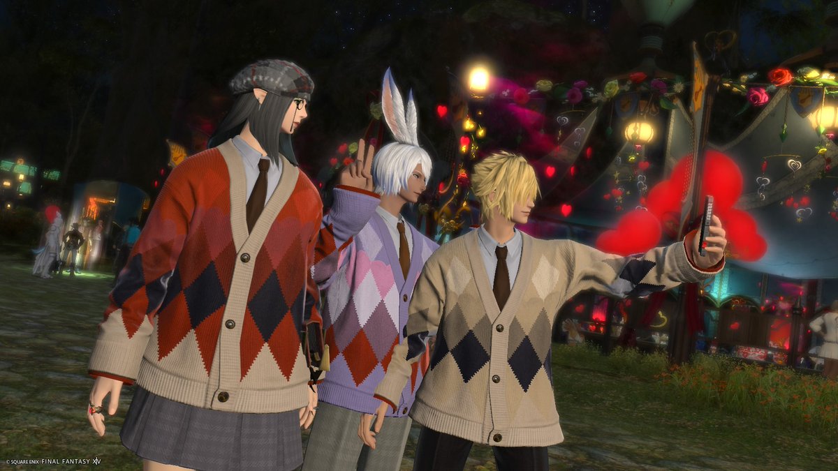 Rad_FF14's tweet photo. 見事なまでの修学旅行 https://t.co/JM4jylEl89
