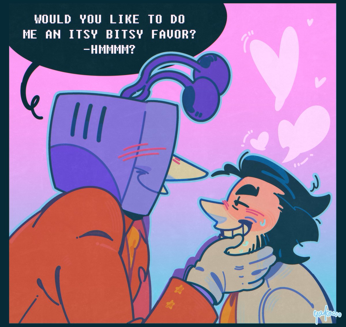 yakowo_'s tweet photo. ....it took is a little sweet talk🩷
(og picture in comments) 
#spamtenna https://t.co/lF60MbQGSN