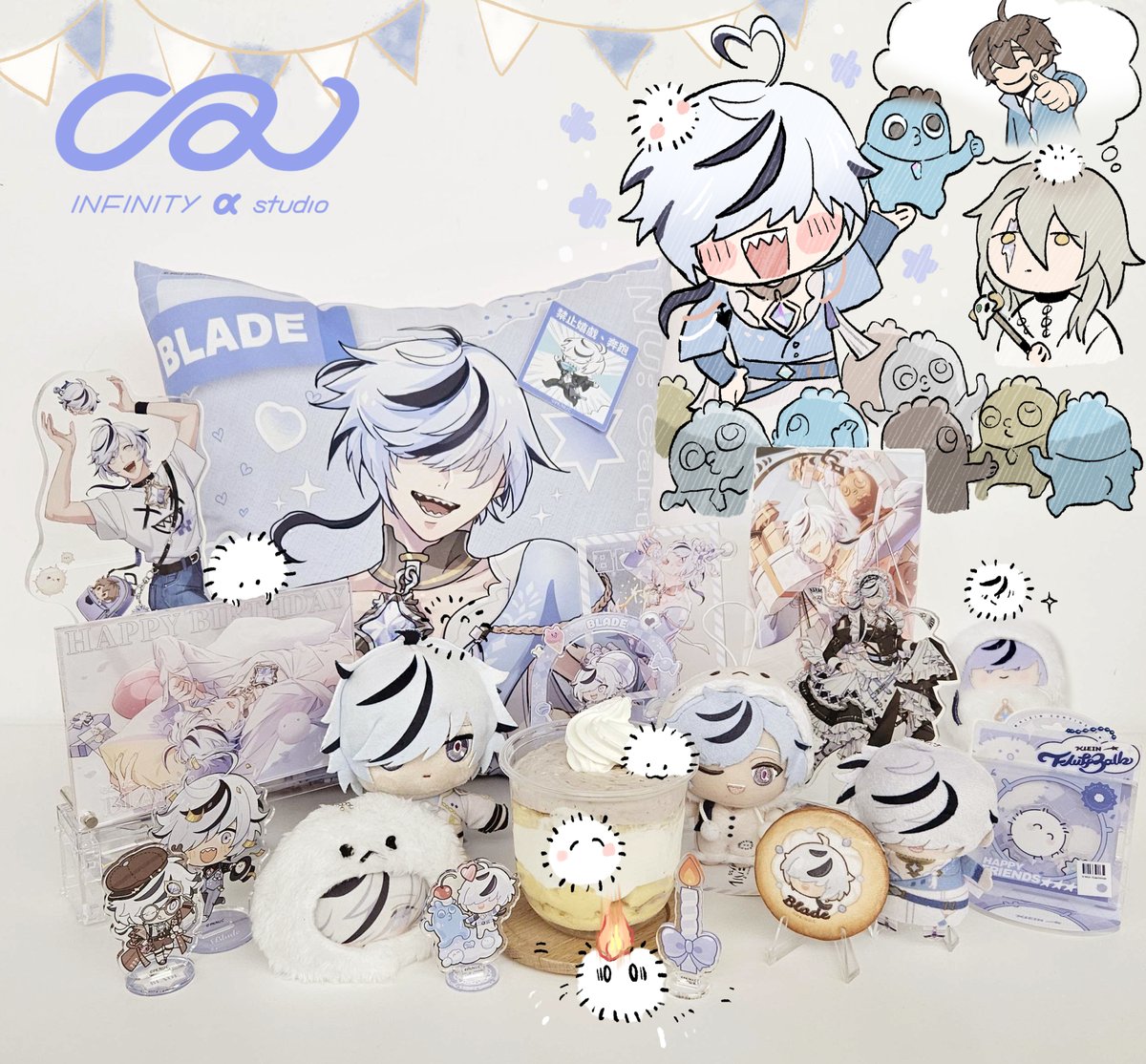 「鏘鏘～這個是我最滿意的達令！不過，我最喜歡的還是達令本尊喔～🎵」
（好多......達令、是指......？）
#HappyBladeDay2026 
#來點達令
#布可思伊