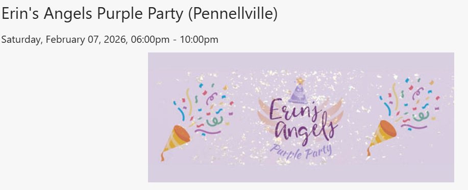 Thank you to iHeart Oswego for highlighting the Erin’s Angels of CNY Purple Party this Saturday. This special evening brings our community together to celebrate Erin Maxwell’s legacy while raising funds for our Feeding the Future Scholarship Program. 

iheartoswego.com/.../erins-ange…...