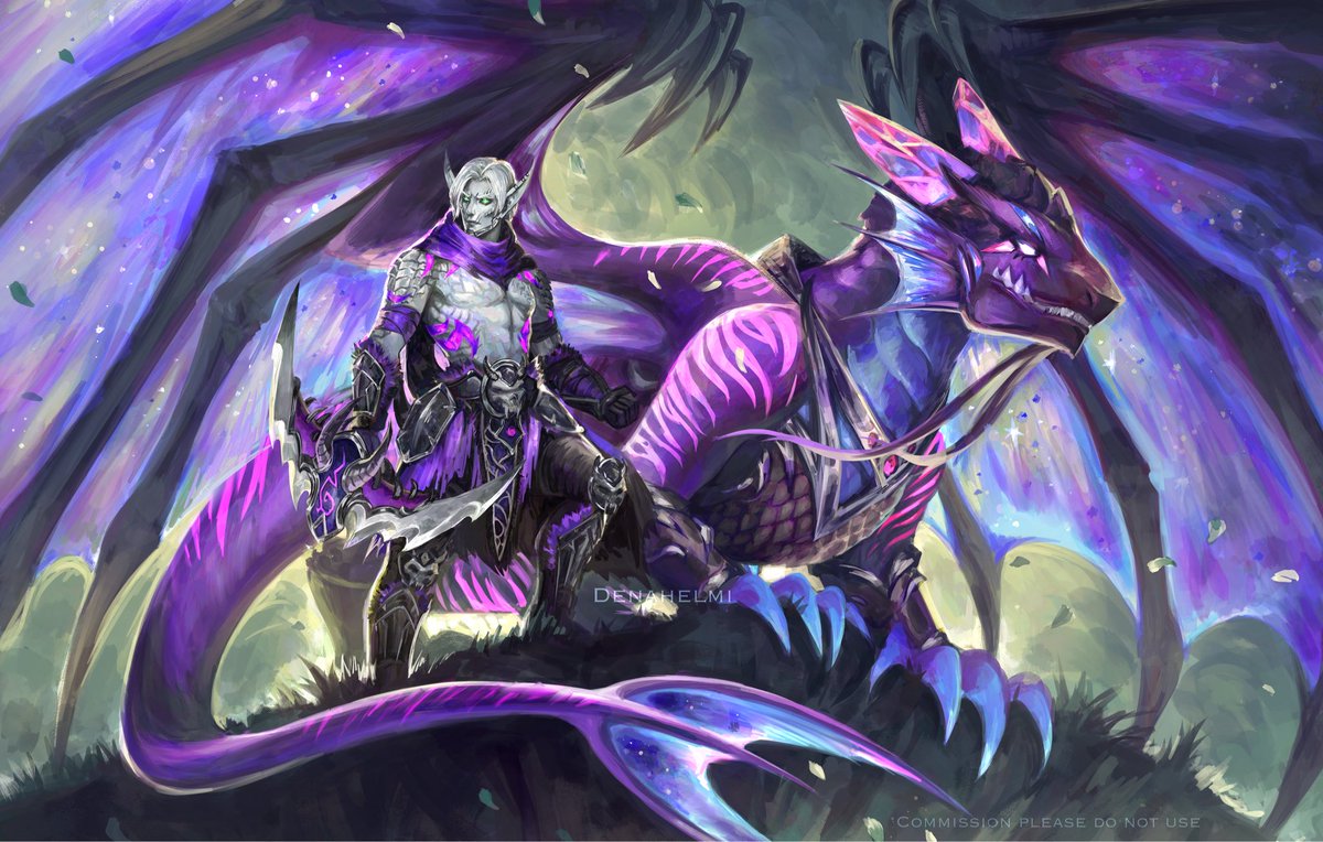 Vrayth and Irexia #wow #Commission 💜