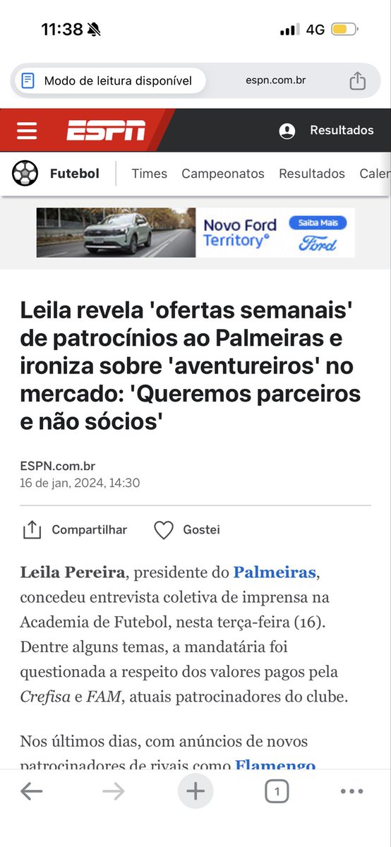 “Queremos empresas com credibilidade, que possam honrar seus compromissos com o Palmeiras. Existes muitos aventureiros que querem se valer da marca de um clube do tamanho do Palmeiras e não pagam nada…”