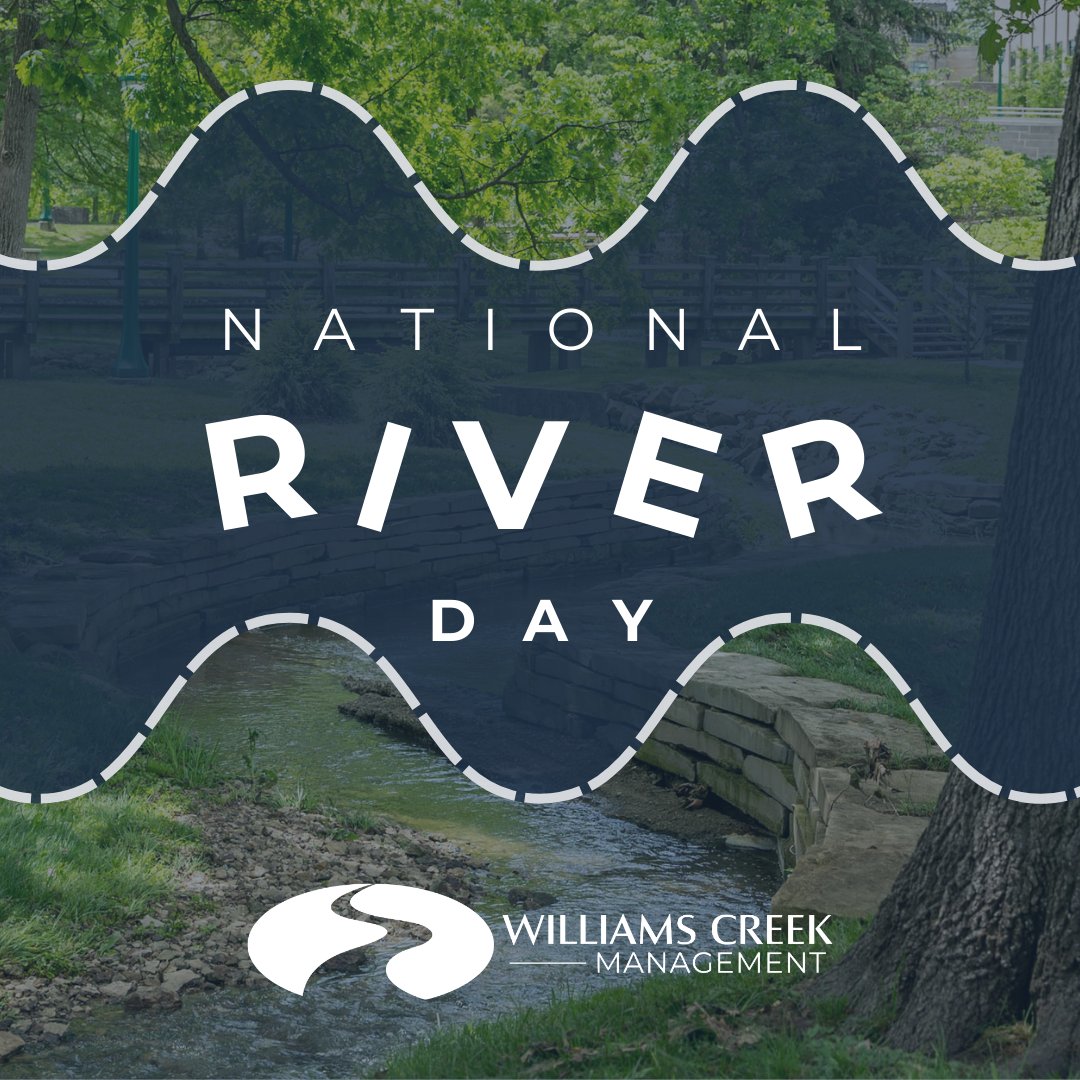 Flu Season? More like fluvial season! Join Williams Creek in celebrating National River Day today, celebrating all the rivers across the globe.

Check out some of our stream and river projects at bit.ly/44ExqdM

#WilliamsCreek #Fluvial #NationalRiverDay