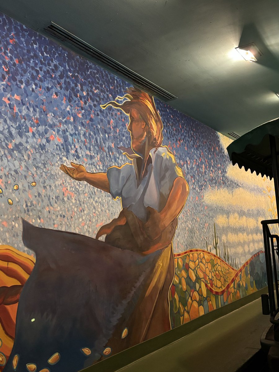 Did you know there is a mural of <a href="/realDonaldTrump/">Donald J. Trump</a> at Epcot’s Living With the Land ride?! Shows him farming and planting seeds throughout America. It’s a nice metaphor to what he is doing now…spreading seeds of growth and revitalization throughout America.