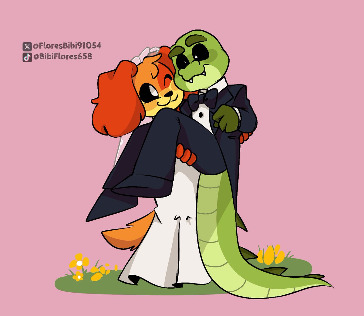 Just Married❣️✨️
-Recien Casados❣️✨️

#PoppyPlaytime #SmilingCritters #NightmareCritters #allistergator #Dogday #smiling