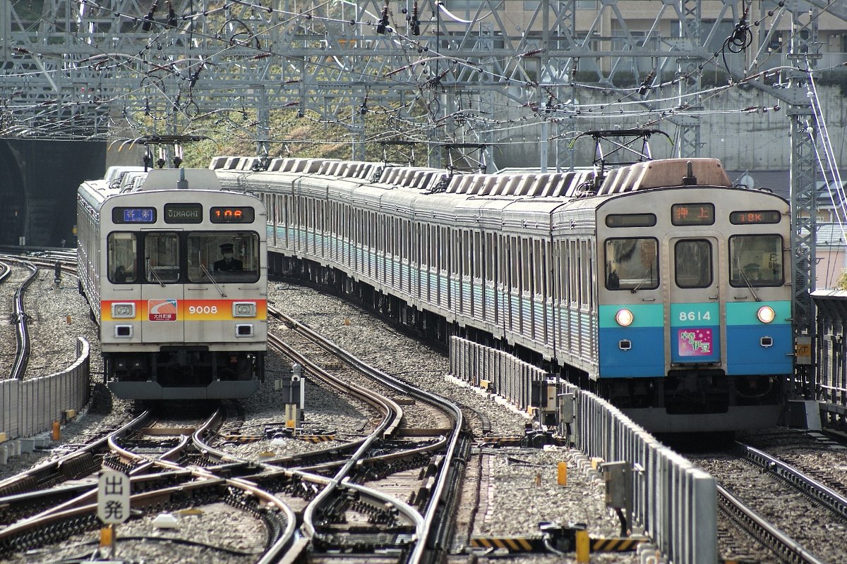 13年前の2013年2月2日に撮影した未公開画像から東急8500系8614Fと9000系9008F