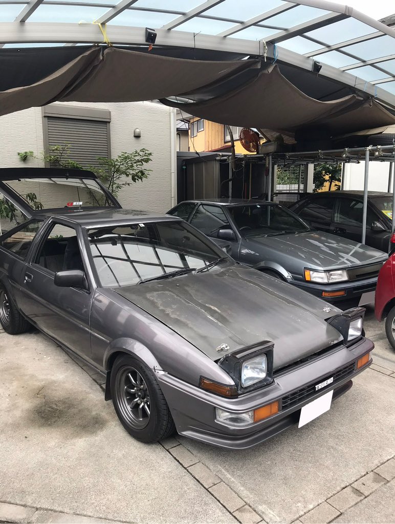 これ見たやつは自分の愛車の進化をあげていけ 🤯💣💥 #AE86 #ハチロク