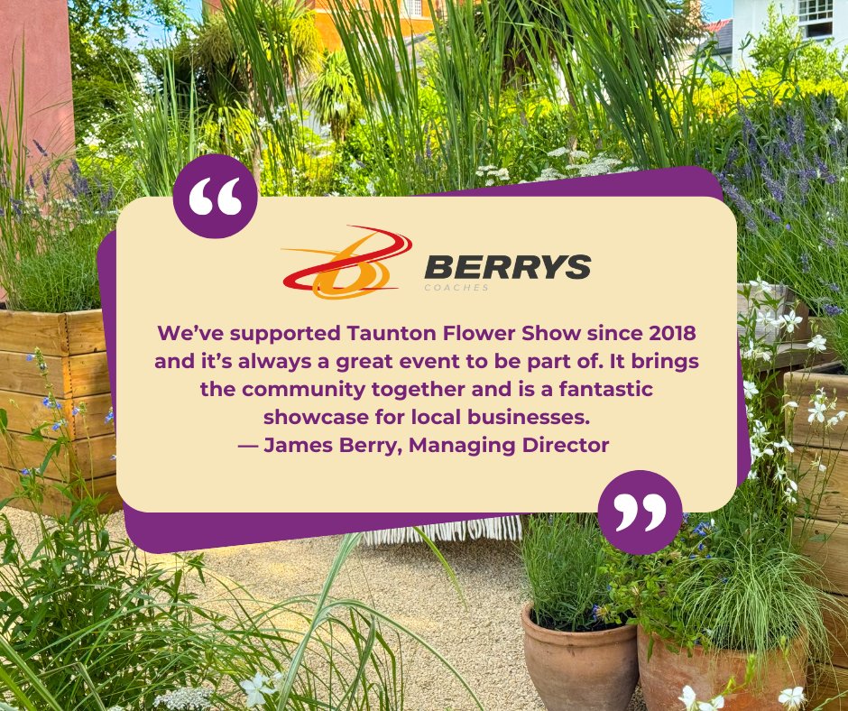 Taunton Flower Show tweet media