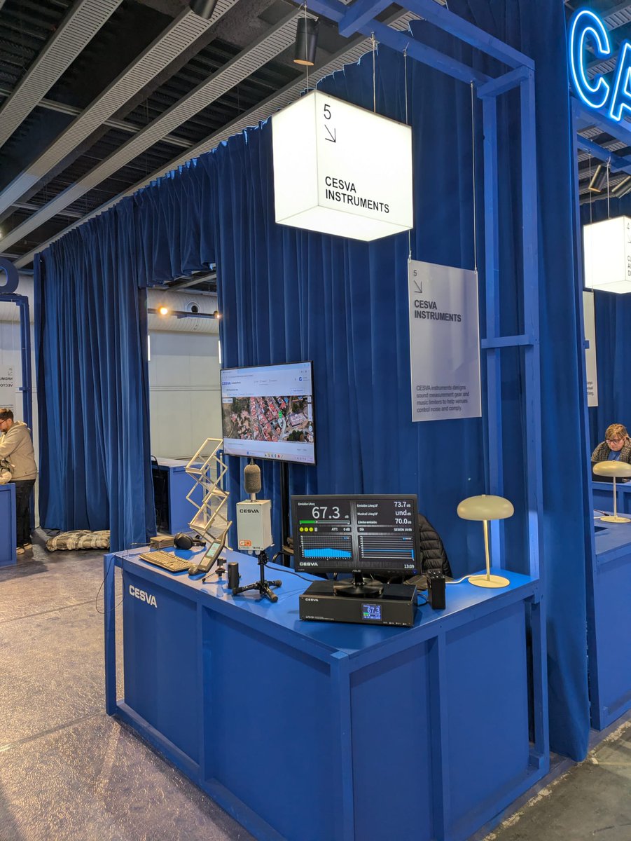 cesva's tweet photo. Ens veiem demà a #ISE2026. Ens trobaràs dins el Pavelló Catalunya situat al Congress Square (CS100). Stand nº5
#CESVA #ISE #Barcelona #noisesolutions https://t.co/UIEIKTnZkF