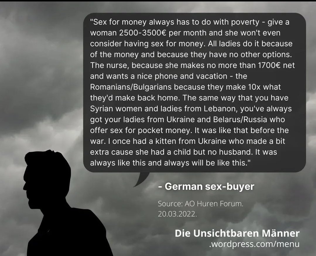 EllyArrow's tweet photo. Dismantling the #Epstein ring is important but we need to remember that Epsteinesque men operate all over.

Here is a selection of German and Austrian men rejoicing at the prospect of sexually exploiting #Ukranian war refugees back in 2022: https://t.co/IfZmcOqsK8