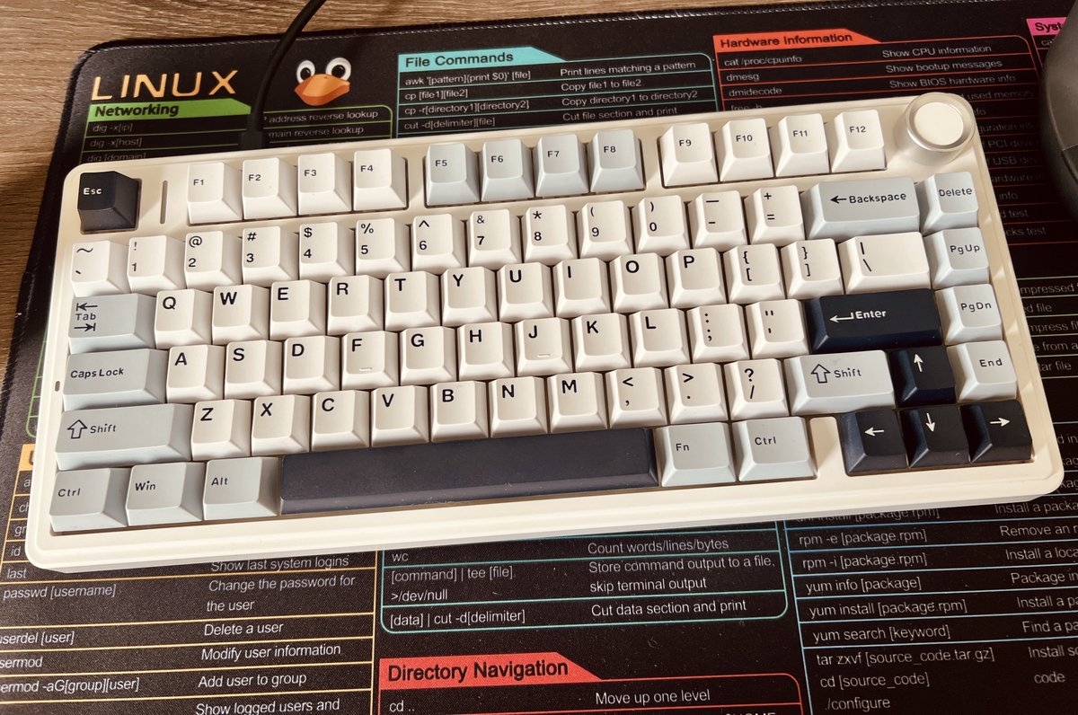 marek_2k22's tweet image. Najlepsza klawiatura mechaniczna za 145 zł. 

Ta klawiatura ma wszystko czego potrzebujecie. 
Przerobiłem klawiatury za 50 i 1000 zł.  Zostałem z tą. Dlaczego? 

- Świetny dźwięk klawiszy.  
- Bardzo dobra jakość wykonania. 
- Możliwość połączenia z macOS, Windows. - RGB
- hot…