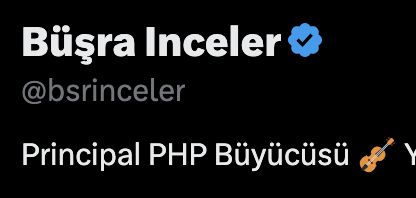 bsrinceler's tweet photo. @canaksoy @ardabalkandev PHP yazmaktan utanılır mı be #ilovePHP https://t.co/xuhpCAlMWW
