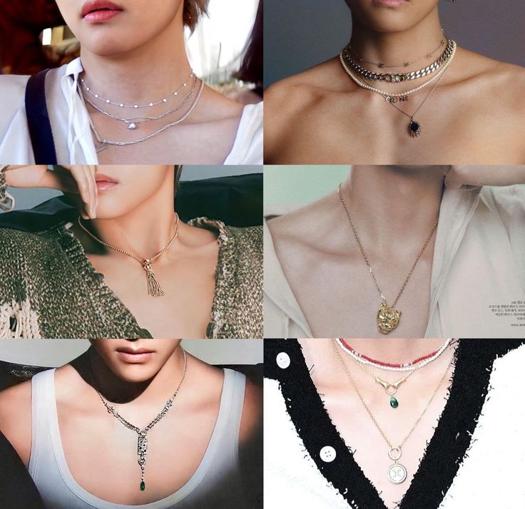 When his neck outshines the necklace.