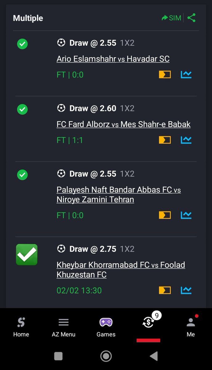 First 4 BOOM ✓ ✓ ✓ ✓ 🎉 💥