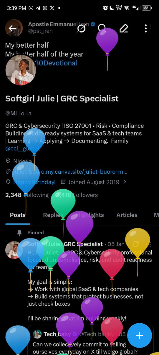 Mi_lo_la's tweet photo. Cause thus far He has helped me 🙌...

To another year round the sun... Happy birthday Jules 🥳. Officially in my EBENEZER year 🔥🤌🏼 https://t.co/f0YcDebwhy