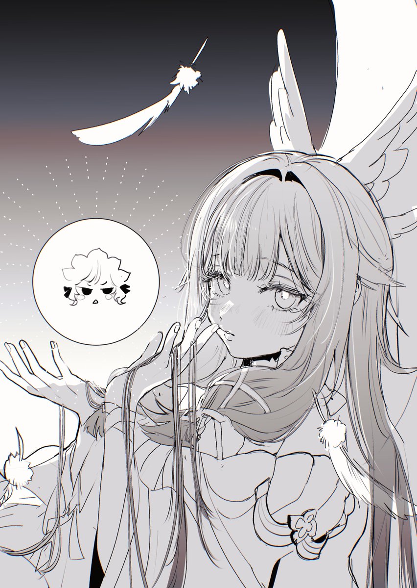 息抜きの落書きコロンビーナちゃん