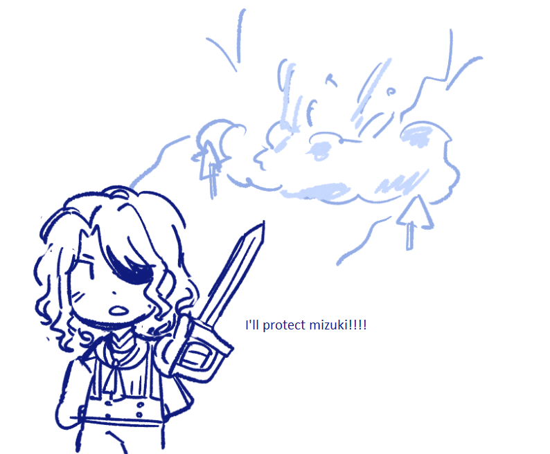fleurIibre's tweet photo. I've seen that little game where Mizuki and I are knights. It's really good!
Oh, what's that in the distance? https://t.co/hluBltTeG7