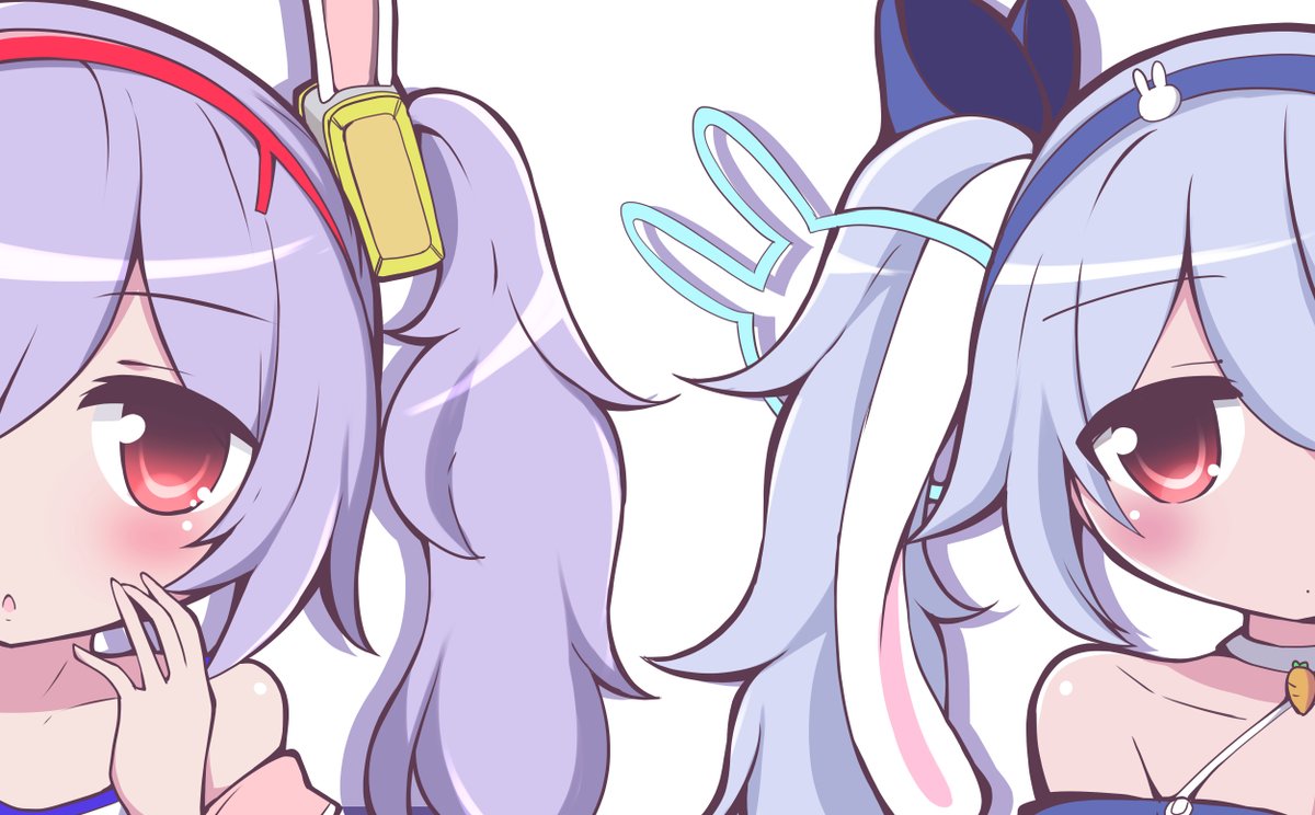 ラフィー(アズールレーン) 「今日はツインテの日とのことなのでラフィーとラフィーを置いておきますね(再録)ラフ」|Geo＠FANBOXはじめましたのイラスト