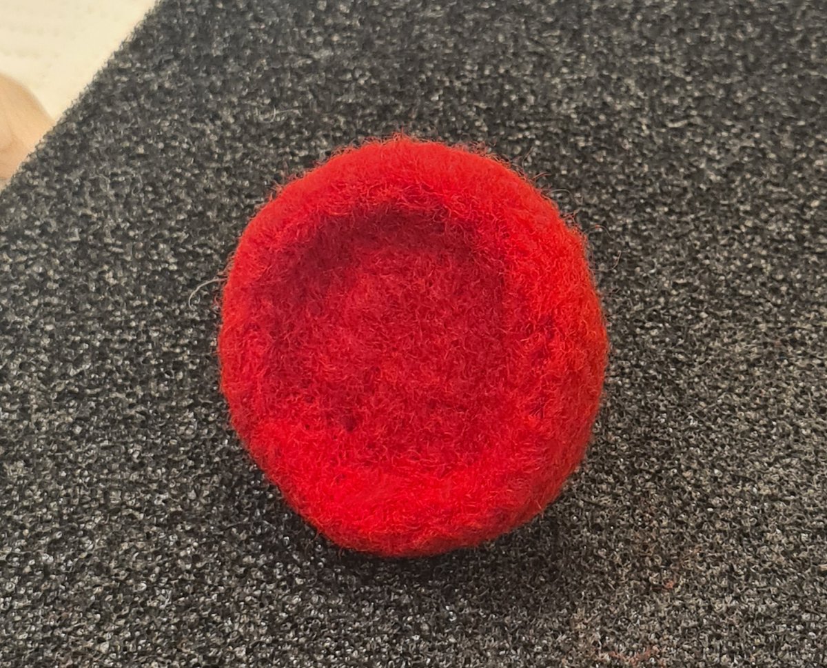 Red bloodcell ahh felting