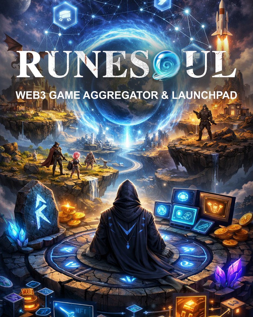 Discover what’s next, launch what’s new — Runesoul connects it all.

#Runesoul #gamefi #Web3Gaming #GameAggregator #GameLaunchpad