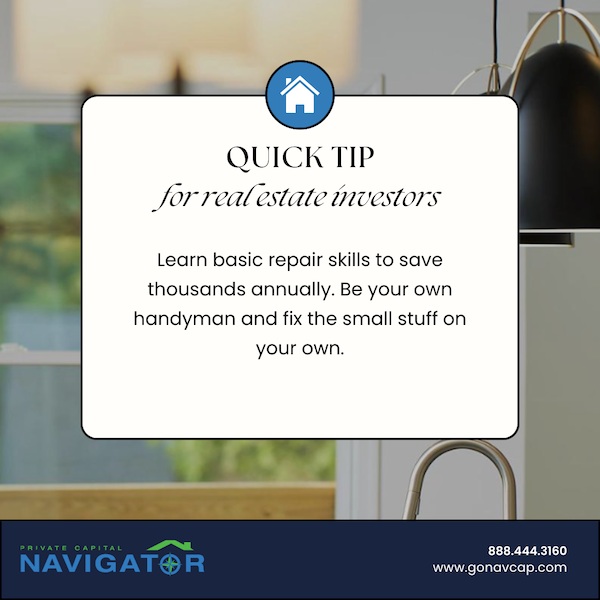 NavCapital's tweet photo. 🛠️ Every repair skill you learn adds to your bottom line. Start with basics: painting, plumbing, and drywall. But be realistic and know when to call in a professional!

#PropertyRehab #RealEstateInvesting #InvestorTip #FixAndFlip #PrivateLender https://t.co/kGEVUDGiIi