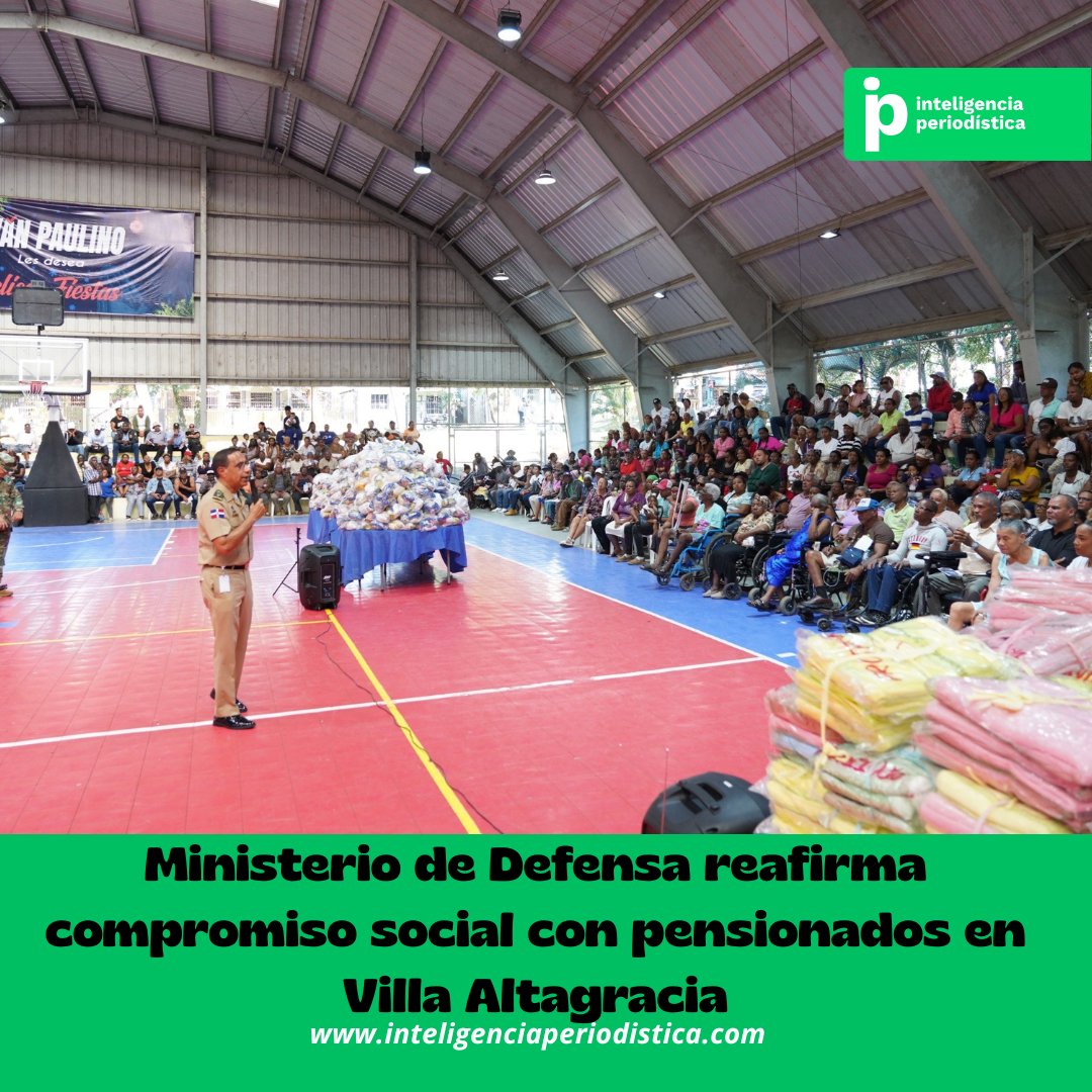 periodisticard's tweet photo. 🤝 El MIDE reafirma su compromiso con quienes sirvieron a la Patria.

La JRFPFFAA impactó a 713 pensionados en Villa Altagracia con atención médica, alimentos y equipos ortopédicos.
#MIDE #JRFPFFAA

DETALLES AMPIADOS/https://t.co/cJwt0X9ZCk https://t.co/e2tbbX1kVg
