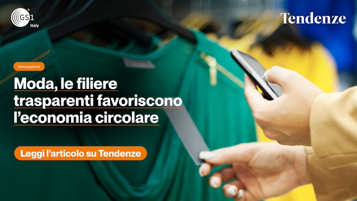 Perché si restituiscono i capi usati? 👗
Spesso non è una questione di sensibilità, ma di #trasparenza: sapere origine, impatto e destino di un prodotto influisce sul comportamento dei consumatori.
Scopri di più su #Tendenze tinyurl.com/5dkbrse5
#GS1Italy #EconomiaCircolare