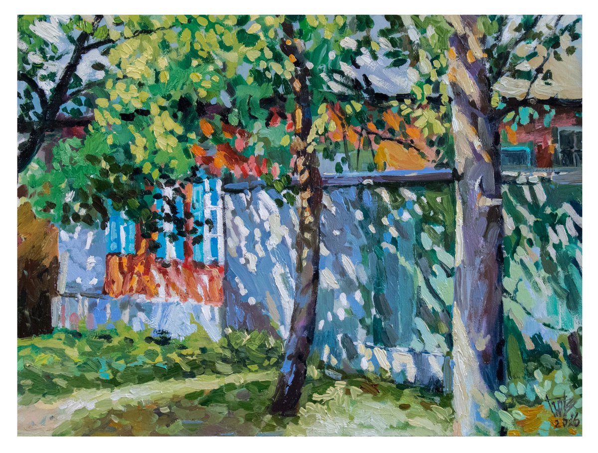 Oil on hardboard 🧡 
30x40cm