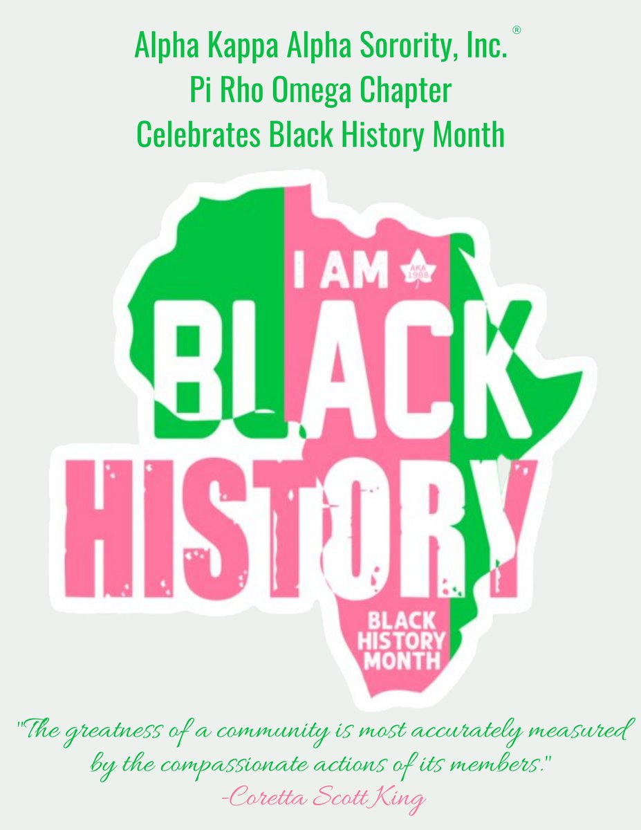 Alpha Kappa Alpha Sorority, Inc.®, Pi Rho Omega tweet media