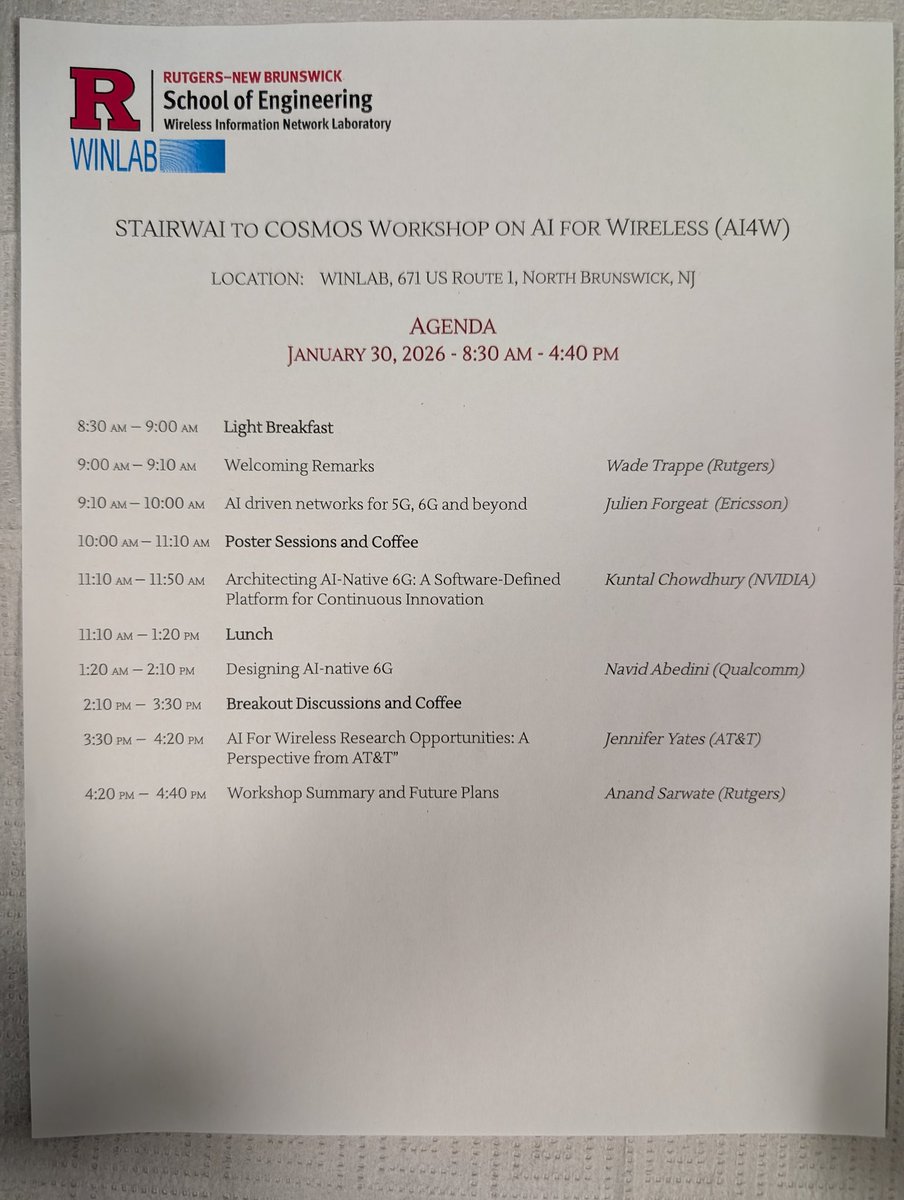 Waheed U. Bajwa tweet media