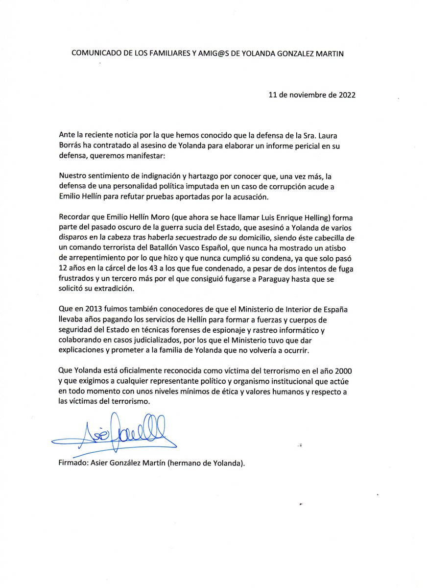batidoradegusto's tweet photo. @DaniMayakovski #NoOlvidamos #NoPerdonamos
"Ayer" fue sesgada la Vida de #YolandaGonzález por el Asesino Emilio Hellín Moro, cúyo "castigo" fue enseñar a los cuerpos de InSeguridad del Estado y a los #Cerdos fascistas d 🇪🇦‼️
➡️https://t.co/cjEJFcG29O
➡️https://t.co/qhMwC9O92p
#labatidoradegustos https://t.co/CiZN4na7Bo