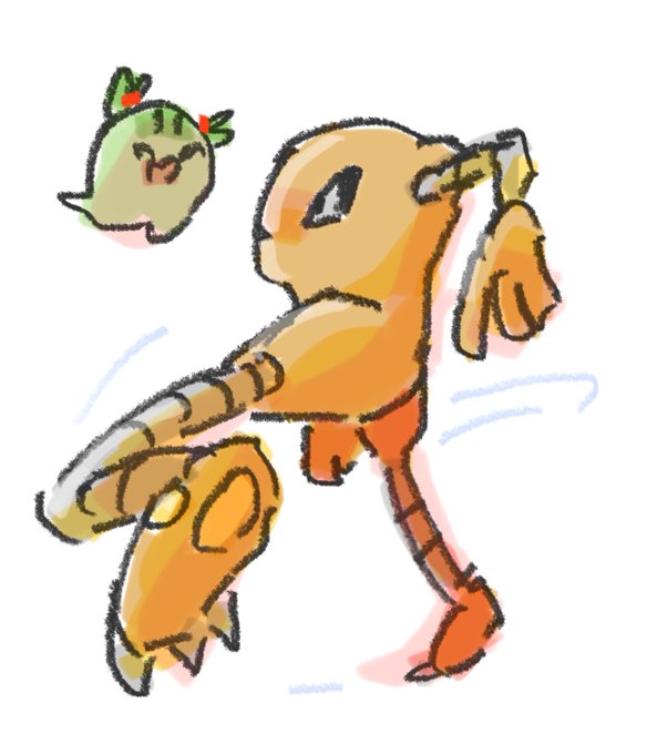 じざいに のびちぢみする あしで きょうれつな 
キックを はなち あいてを けりたおす🍎
たたかいの あと つかれた あしを もみほぐす🍎 