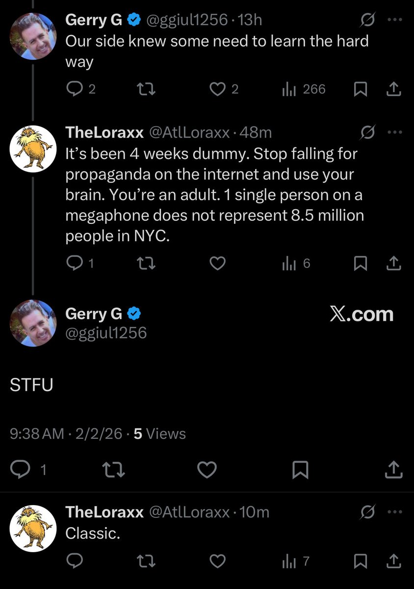 Typical conversation with MAGA when you try to explain sample size. This exchange was in reference to propaganda going around that all of NYC is already disappointed in Mamdani. (It’s been 4 weeks).