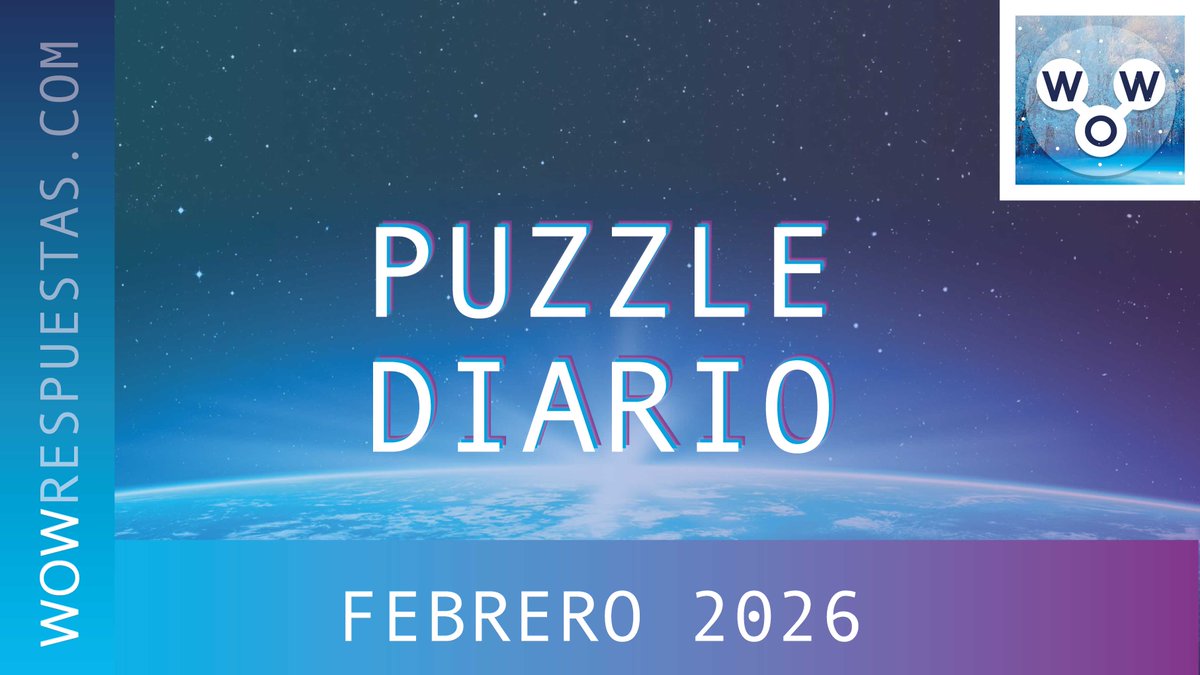 WowRespuestas's tweet photo. #WOW Words of Wonders Respuestas Puzzle Diario Febrero 2026 https://t.co/rT67ZpmXH6 https://t.co/bLwhWAXTdx