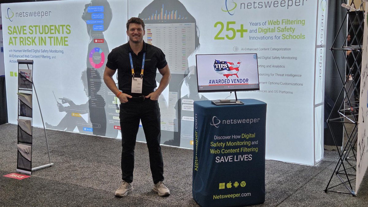 It's day 2 of #TCEA! Drop by booth 1883 for your digital student safety needs — we're here until 4:30PM today bit.ly/4r3JXBn