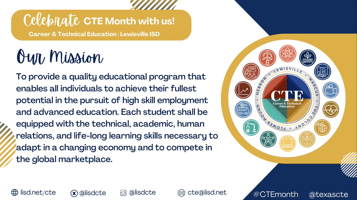 Career & Technical Education Lewisville ISD tweet media