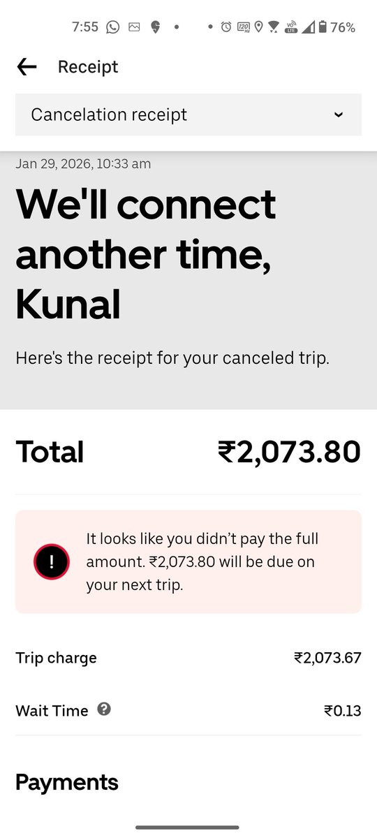 KSareen's tweet photo. @UberIN_Support Booked a rental in B'lore. Mins into the ride car broke down, tyre &amp; stepney BOTH punctured. Stranded on the highway, had to walk to find transport. Driver cancelled, yet Uber charged me in full. 5 days of useless support - 50% waived. Remove the pending charge! https://t.co/UpyEYIyjzQ