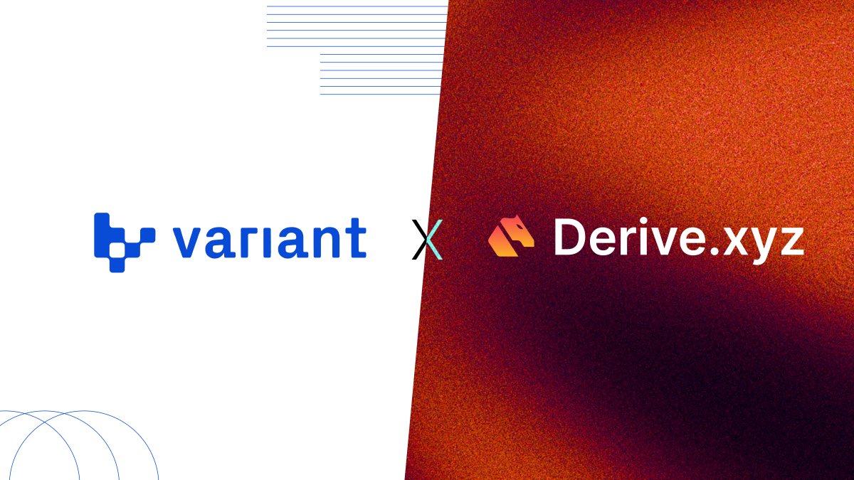 We have the pleasure of announcing that <a href="/variantfund/">Variant</a> has invested in DRV.

Variant invests in market structure. Their thesis is straightforward: we’ve become the volatility layer onchain and options-based yield is the next wave of institutional capital.