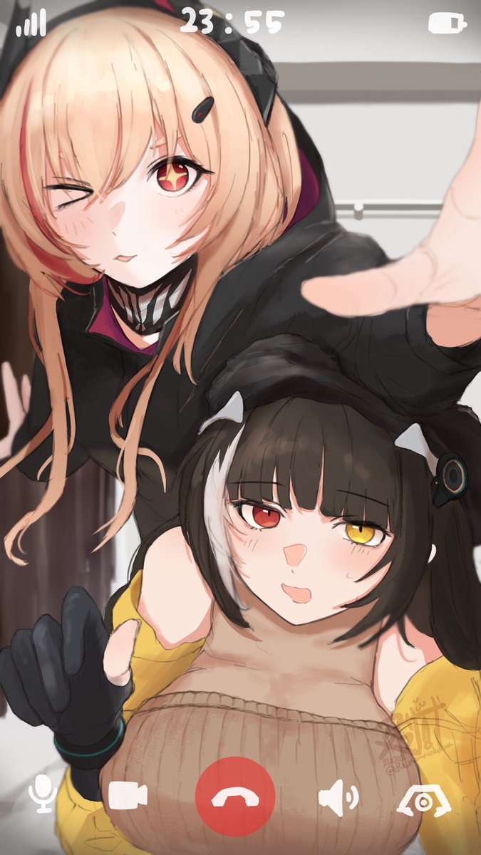 ソップとロベラから着信中！
#ドルフロ2 #GirlsFrontline2