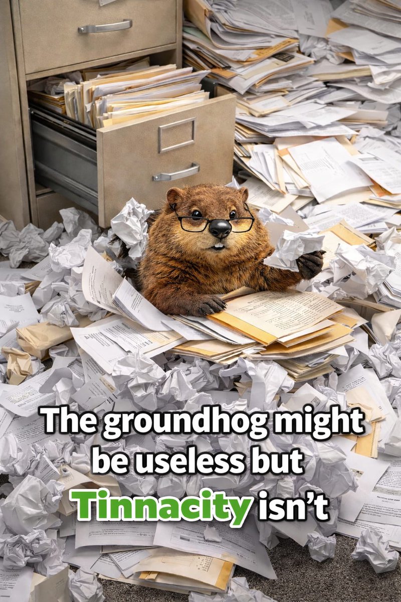 Does your workday feel like Groundhog Day? 🔄
Same manual errors, lost parts, &amp; endless email threads.
Stop being "burrowed" under a mountain of paperwork.

Break the cycle with Tinnacity:
✅ Real-time status updates
✅ Instant parts tracking
✅ Total visibility
✅ Zero shadows