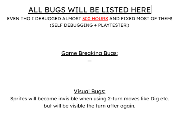 Pokémon Utopia ist nun Ready für den 1.0 Release.
Ich habe, wie im Screenshot zu sehen, über 300 stunden an Debugging verbracht.
Konnte viele Glitches &amp; Bugs ausmerzen.
Ansonsten, wie immer, reporten ✌

Release Datum: ~1/2 Wochen nach Turnier Start 🎉