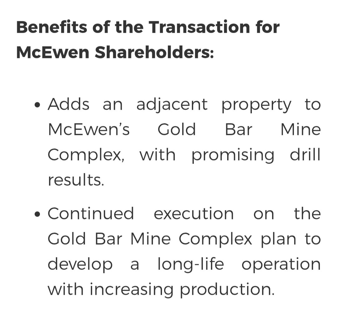 tsxventurewatch's tweet image. McEwen $MUX $MUX.TO is on an acquisition spree.

Fresh from the buyout of Canadian Gold Corp. $CGC.V, McEwen has now made a bid for Golden Lake Exploration $GLM.CN whose principal asset is located adjacent to McEwen's Gold Bar Mine Complex in Nevada

#Gold #Copper #Mining #Stocks
