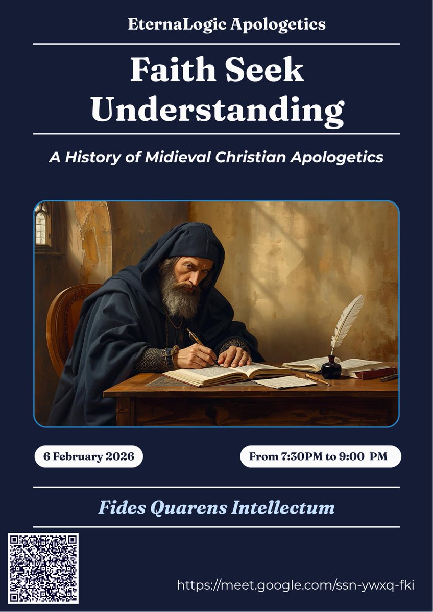 EternaLogic_Apl's tweet photo. A second installment of our series on the History of Christian Apologetics. https://t.co/jTFxOdDdnJ